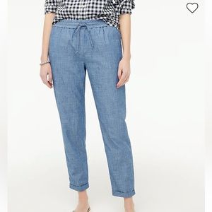 Jcrew Factory Linen Drawstring Pant